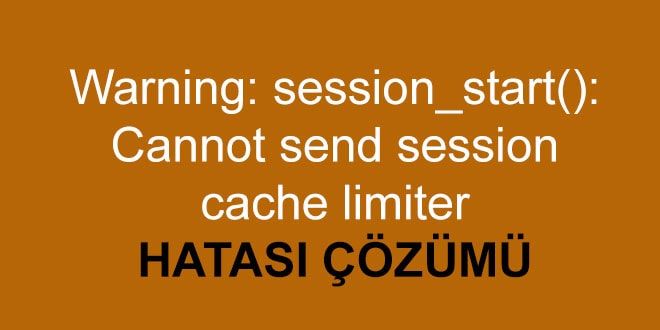 opencart warning: session_start()
