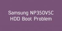 Samsung NP350V5C HDD Boot Problem